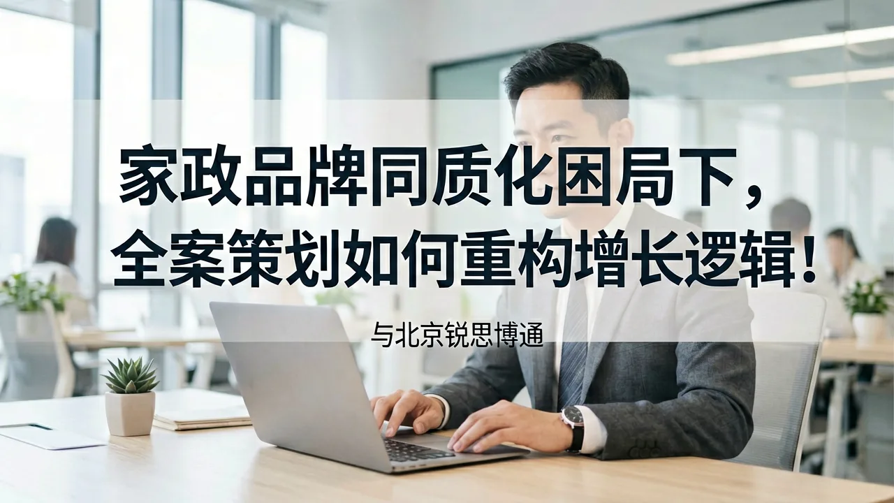 家政品牌同质化困局下,全案策划如何重构增长逻辑